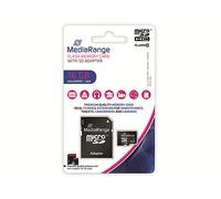Mediarange 813019 scheda microsd sd 16gb cl.10 con adattatore