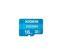 Scheda di memoria Micro SD Kioxia Exceria da 16 GB con adattatore 100 MB/s blu