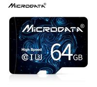 Scheda di memoria MicroDATA Micro SD Class 10 U1 ad velocità TF da 16/32/64/128GB per telefono, fotocamera, tablet, dash cam, drone, Switch, capacità multiple