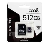 Scheda di memoria MicroSD Cool con adattatore UHS-I 512 GB Classe 10