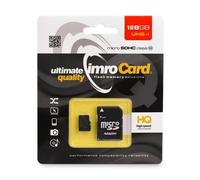 Scheda di memoria microSD di classe 10 con adattatore Imro da 128 GB