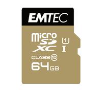 Emtec microSD Class10 Gold+ 64GB memoria flash MicroSDXC Classe 10 ( ECMSDM64GXC10GP )