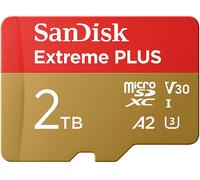 SCHEDA DI MEMORIA MICROSD SANDISK Extreme PLUS microSDXC, 2 TB, Video Speed Classe 30 (V30), Adattatore SD