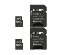 SCHEDA DI MEMORIA MICROSDHC PHILIPS 32 GB, Classe 10, Adattatore SD