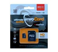 Scheda di memoria microSDXC Imro+ UHS-3 da 64 GB