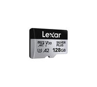 Lexar Silver Plus MicroSDXC UHS-I-geheugenkaart van 128 GB, 2 stuks, microSDXC U