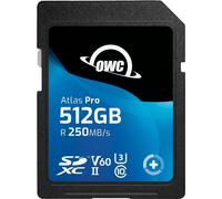 OWC Atlas Pro SDXC UHS-II V60 Media Card, scheda di memoria economica e di altissima qualità per le foto più comuni e gli usi di acquisizione video fino a 4K - 512GB