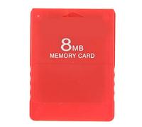Scheda di memoria per videogiochi, 8 MB, PS2, ad alta velocità, compatibile con FMCB1.966 e tutti i giochi per PS2 (rosso)
