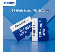 Scheda di memoria Philips, adatta per computer, fotocamere, sorveglianza e altri prodotti elettronici, scheda di memoria TF ad alta velocità, plug and play, registra la tua bellezza. 8G,16G,32G,64G,12