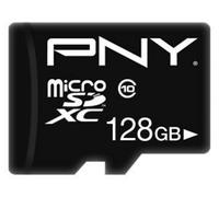 128GB PNY MICROSD PERFORMANCE PLUS C10 + SD ADAPT.