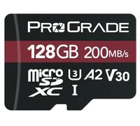 Scheda di memoria ProGrade Digital microSDXC UHS-I V30 Strontium (128 GB)