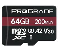 Scheda di memoria ProGrade Digital microSDXC UHS-I V30 Strontium (64 GB)