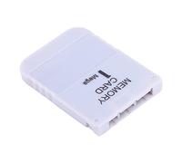 Scheda Di Memoria PS1 1 MB Portatile E Facile Da Usare In Plastica Bianca Per Salvare Progressi Di Giochi Compatibile Con Tutte Le Console PS1