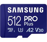 Samsung PRO Plus microSD Memory Card 512GB (2023), USB Card Reader incluso