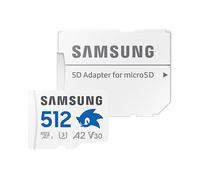 SCHEDA DI MEMORIA SAMSUNG MicroSDXC UHSI Classe 10 FD 512GB Sonic ProPlus V30 A2 con Adattatore