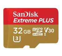 Scheda Di Memoria SanDisk 32GB Extreme Plus MicroSDHC Classe 10 U3