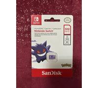 Scheda di memoria Sandisk 512G GN6ZK POKEMON Gengar Purple