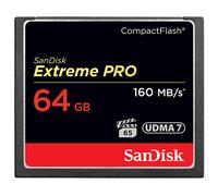 SanDisk Extreme Pro 64 GB 160 MB/s CompactFlash Memory Card - Black/Gold/Red