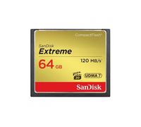 Scheda di memoria - SanDisk - Extreme CompactFlash - 64 Go - VPG20 - Nero
