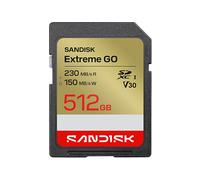 SCHEDA DI MEMORIA SANDISK Extreme GO, 512 GB, Video Speed Classe 30 (V30)