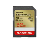 SCHEDA DI MEMORIA SANDISK Extreme Plus 32GB Scheda SDXC, Classe 10, U3, V30