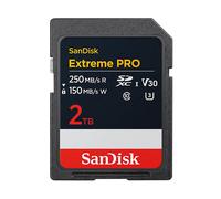 SCHEDA DI MEMORIA SANDISK Extreme PRO, 2 TB, Video Speed Classe 30 (V30)