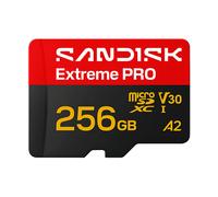 SCHEDA DI MEMORIA SANDISK Extreme PRO microSDXC, 256 GB, Video Speed Classe 30 (V30), Adattatore SD