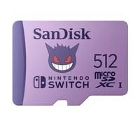 Scheda di memoria Sandisk SDSQXAO 512G GN6ZK POKEMON Gengar Purple