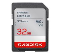 Scheda di memoria SanDisk Ultra GO 32GB UHS-I 120MB/s U3 V10 nera
