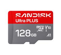 SCHEDA DI MEMORIA SANDISK Ultra PLUS microSD UHSI, 128 GB, Classe 10, Adattatore SD