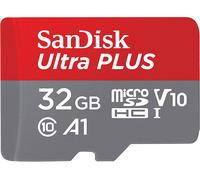 SCHEDA DI MEMORIA SANDISK Ultra PLUS microSDHC, 32 GB, UHS Classe 1, Adattatore SD