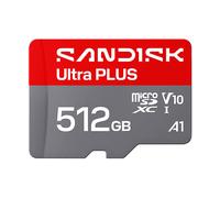 SCHEDA DI MEMORIA SANDISK Ultra PLUS microSDXC, 512 GB, Classe 10, Adattatore SD