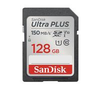 SCHEDA DI MEMORIA SANDISK Ultra PLUS SDXC, 128 GB, Video Speed Classe 10 (V10)