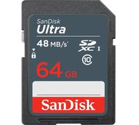 Scheda di memoria SanDisk Ultra SDXC UHS I 64 GB (SDSDUNB-064G-GN3IN)