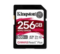 SCHEDA DI MEMORIA SD KINGSTON Canvas React Plus, 256 GB, Video Speed Classe 60 (V60)