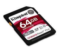 Scheda di Memoria SD - Kingston - Canvas React Plus - 64 Go - 300 MB/s - UHS-II U3 V90