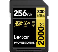 Scheda di memoria SD - LEXAR - SERIE PRO GOLD SD - 256GB - V90 - UHS-II 2000X