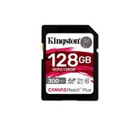 Scheda di memoria SDXC Canvas React Plus da 128 GB UHS II 300R/260 W U3 V90 per