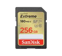 Scheda di Memoria SDXC - SANDISK - Extreme - 256Go - 180MB/s - Classe UHS-I 10 U3 V30