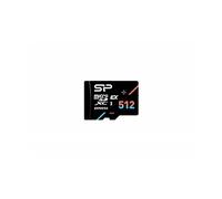 Scheda microSDXC Silicon Power 512GB UHS-I U3 V30 A1 Nera
