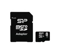 Scheda di memoria Silicon Power SP008GBSTH010V10SP 8GB MicroSDHC Classe 10 Nero