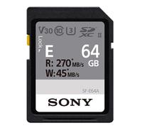 Scheda di memoria Sony SF-E64A 64 GB SDXC UHS-II V30 U3 270 MB/s originale