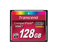 Transcend Compact Flash 800x TS128GCF800 Scheda di Memoria, 128 GB