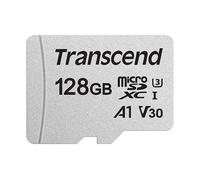 SCHEDA DI MEMORIA TRANSCEND 300S, 128 GB, Video Speed Classe 30 (V30), Adattatore SD