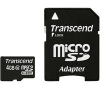 TS4GUSDHC10 - MicroSDHC-Card 4GB, Transcend Class 10