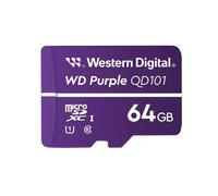 Scheda di memoria WD Purple SC QD101 64GB microSDXC Classe 10 U1 viola