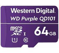 SCHEDA DI MEMORIA WESTERN DIGITAL Purple SC Ultra Endurance microSDXC 64 GB SDA 6.0 Interface