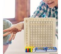 Scheda di moltiplicazione in legno Giocattoli educativi per la matematica