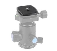 Scheda di Montaggio con Piastra a Sgancio Rapido per Yunteng VCT668 ST666 690 Weifeng con 1/4 di Vite, Mini Plastica ABS Portatile, Installazione Semplice e (Adatto per Yunteng