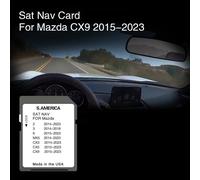Scheda di navigazione per auto Mazda CX9 dal 2015 al 2023 Mappa SAT Nav Cover Anerica del Sud Paese Cile Brasile Perù